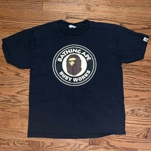 Bathing ape Busy Works Tee, Used, Large, great condition